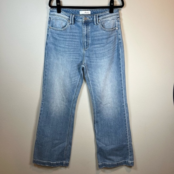 KanCan Denim - KanCan Juliany High Rise Flare Jeans Blue Light Wash Stretch Trendy Chic 30 x 33